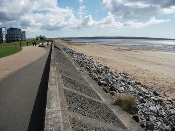 Beach Front Ground Floor Apartment Llanelli Esterno foto